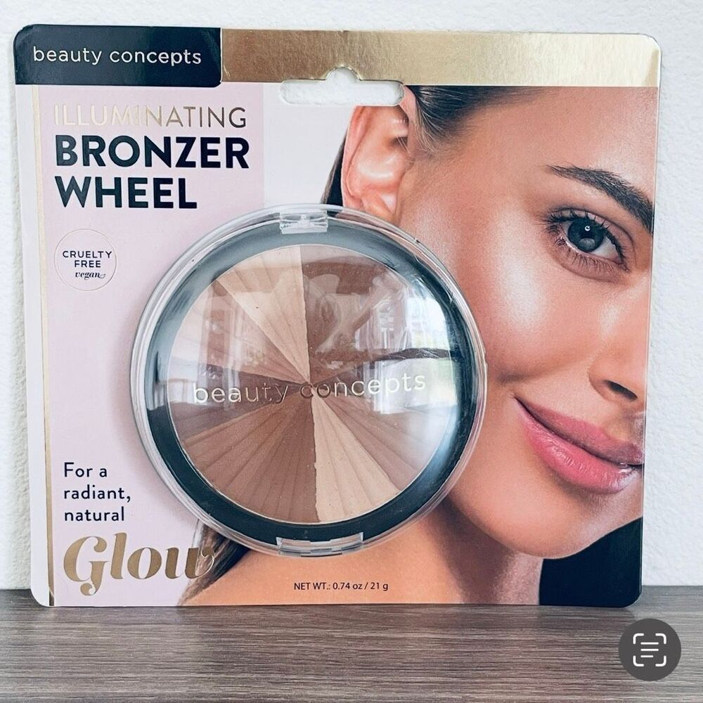 NWT Beauty Concepts illuminating Bronzer Wheel for Radiant Healthy Natural Glow